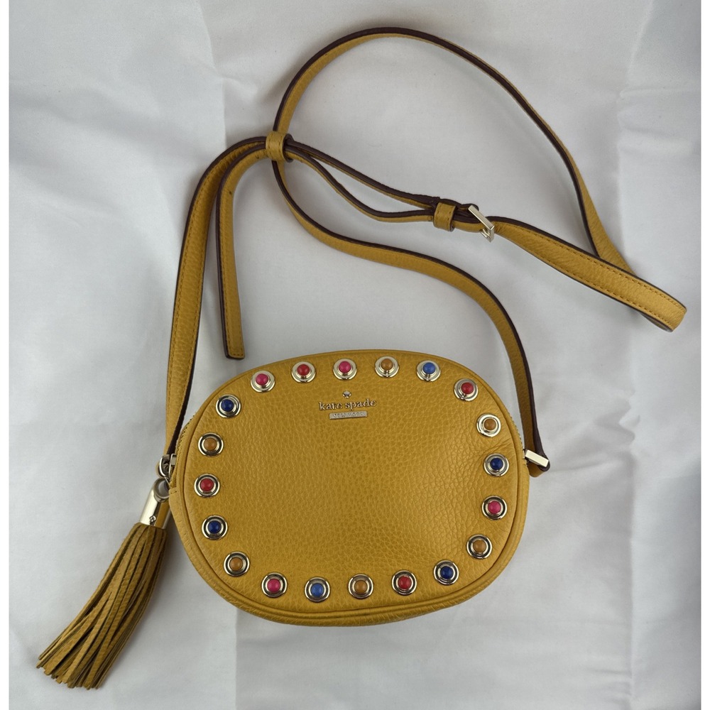 Kate Spade Women's‎ Yellow Devoe Street Tinley Crossbody Small bag 154834
